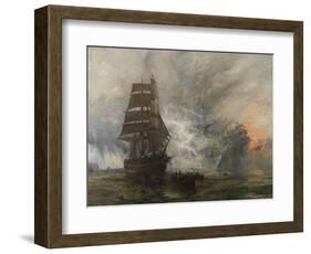 The Phantom Ship-William Lionel Wyllie-Framed Premium Giclee Print