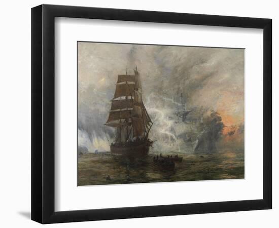 The Phantom Ship-William Lionel Wyllie-Framed Premium Giclee Print