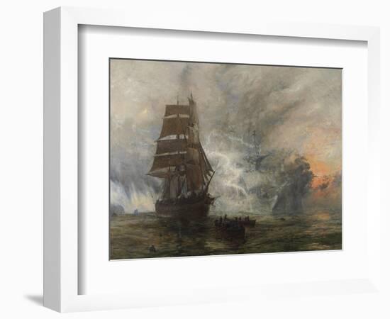 The Phantom Ship-William Lionel Wyllie-Framed Premium Giclee Print