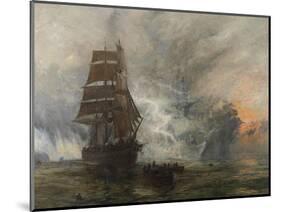 The Phantom Ship-William Lionel Wyllie-Mounted Premium Giclee Print