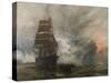 The Phantom Ship-William Lionel Wyllie-Stretched Canvas