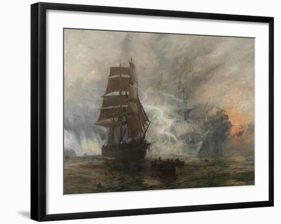 The Phantom Ship-William Lionel Wyllie-Framed Giclee Print