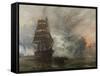 The Phantom Ship-William Lionel Wyllie-Framed Stretched Canvas