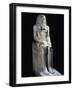 The Pharaoh Sesostris I, Statue from El-Lisht-null-Framed Giclee Print