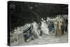 The Pharisees and Sadducees Come to Tempt Jesus-James Tissot-Stretched Canvas