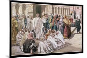 The Pharisees Question Jesus, Illustration for 'The Life of Christ', C.1886-96-James Tissot-Mounted Giclee Print