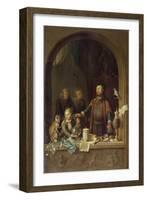 The Pharmacist-Willem Van Mieris-Framed Giclee Print