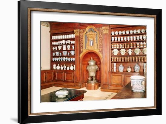 The Pharmacy of the Saint-Jean Hospital, 17th-18th Century-null-Framed Giclee Print