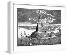 The Pharos of Alexandria, 18th Century-null-Framed Giclee Print