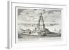 The Pharos of Alexandria, Plate 9 from "Entwurf Einer Historischen Architektur"-Johann Bernhard Fischer Von Erlach-Framed Giclee Print