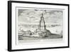 The Pharos of Alexandria, Plate 9 from "Entwurf Einer Historischen Architektur"-Johann Bernhard Fischer Von Erlach-Framed Giclee Print