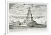 The Pharos of Alexandria, Plate 9 from "Entwurf Einer Historischen Architektur"-Johann Bernhard Fischer Von Erlach-Framed Giclee Print