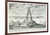 The Pharos of Alexandria, Plate 9 from "Entwurf Einer Historischen Architektur"-Johann Bernhard Fischer Von Erlach-Framed Giclee Print