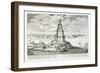 The Pharos of Alexandria, Plate 9 from "Entwurf Einer Historischen Architektur"-Johann Bernhard Fischer Von Erlach-Framed Giclee Print