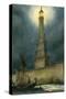 The Pharos of Alexandria-English School-Stretched Canvas