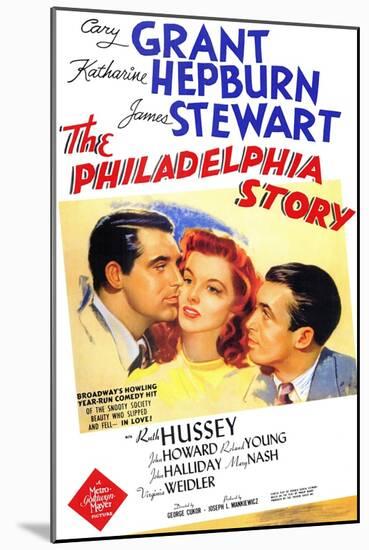 The Philadelphia Story, 1940-null-Mounted Art Print