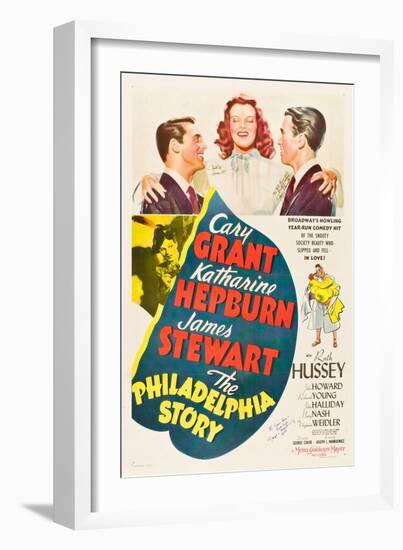 The Philadelphia Story, 1940-null-Framed Art Print