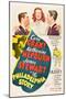 The Philadelphia Story, 1940-null-Mounted Art Print