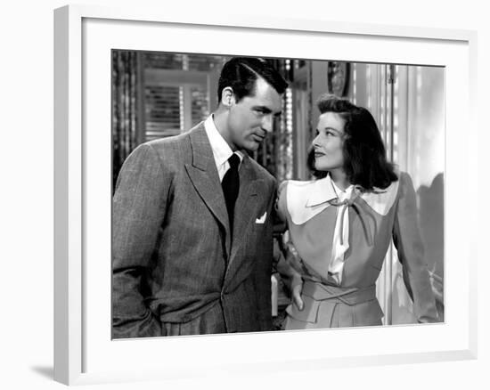 The Philadelphia Story, Cary Grant, Katharine Hepburn, 1940-null-Framed Photo