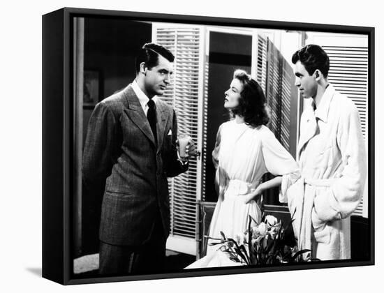 The Philadelphia Story, Cary Grant, Katharine Hepburn, James Stewart, 1940-null-Framed Stretched Canvas