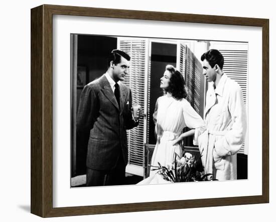 The Philadelphia Story, Cary Grant, Katharine Hepburn, James Stewart, 1940-null-Framed Photo