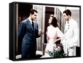 The Philadelphia Story, Cary Grant, Katharine Hepburn, James Stewart, 1940-null-Framed Stretched Canvas