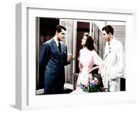 The Philadelphia Story, Cary Grant, Katharine Hepburn, James Stewart, 1940-null-Framed Photo