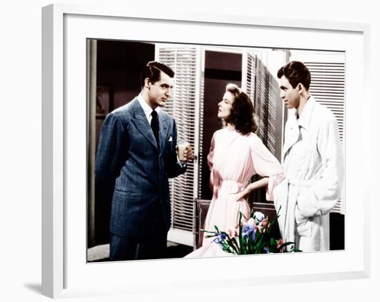 The Philadelphia Story, Cary Grant, Katharine Hepburn, James Stewart, 1940-null-Framed Photo