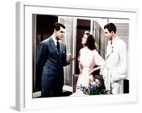 The Philadelphia Story, Cary Grant, Katharine Hepburn, James Stewart, 1940-null-Framed Photo