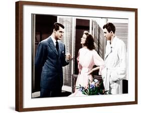 The Philadelphia Story, Cary Grant, Katharine Hepburn, James Stewart, 1940-null-Framed Photo