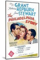 The Philadelphia Story, Cary Grant, Katharine Hepburn, James Stewart, 1940-null-Mounted Art Print