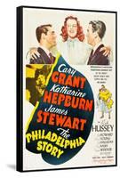 The Philadelphia Story, Cary Grant, Katharine Hepburn, James Stewart, 1940-null-Framed Stretched Canvas