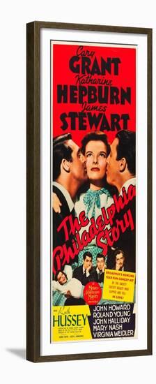 The Philadelphia Story, Cary Grant, Katharine Hepburn, James Stewart, 1940-null-Framed Premium Giclee Print