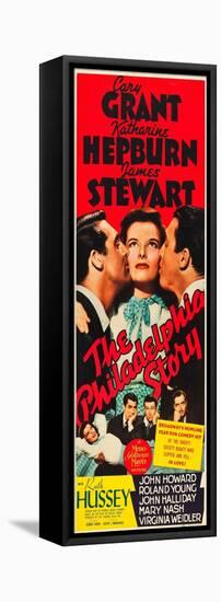 The Philadelphia Story, Cary Grant, Katharine Hepburn, James Stewart, 1940-null-Framed Stretched Canvas