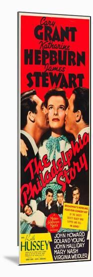 The Philadelphia Story, Cary Grant, Katharine Hepburn, James Stewart, 1940-null-Mounted Art Print