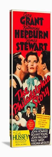 The Philadelphia Story, Cary Grant, Katharine Hepburn, James Stewart, 1940-null-Stretched Canvas