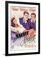 The Philadelphia Story, German Movie Poster, 1940-null-Framed Art Print