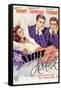 The Philadelphia Story, German Movie Poster, 1940-null-Framed Stretched Canvas