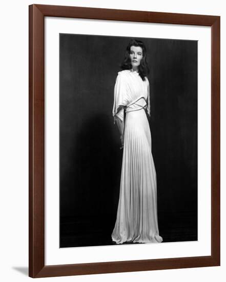 The Philadelphia Story, Katharine Hepburn at the Time of the Stage Production, 1940-null-Framed Photo
