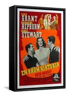 The Philadelphia Story, Swedish Movie Poster, 1940-null-Framed Stretched Canvas