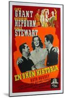 The Philadelphia Story, Swedish Movie Poster, 1940-null-Mounted Art Print
