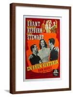 The Philadelphia Story, Swedish Movie Poster, 1940-null-Framed Art Print