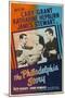 The Philadelphia Story, UK Movie Poster, 1940-null-Mounted Art Print