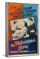 The Philadelphia Story, UK Movie Poster, 1940-null-Framed Art Print