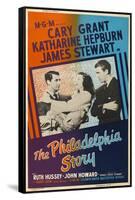 The Philadelphia Story, UK Movie Poster, 1940-null-Framed Stretched Canvas