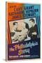 The Philadelphia Story, UK Movie Poster, 1940-null-Stretched Canvas