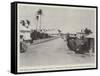 The Philippine Crisis, a Street in Iloilo, Captured by the United States Forces on 11 February-null-Framed Stretched Canvas