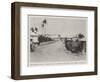 The Philippine Crisis, a Street in Iloilo, Captured by the United States Forces on 11 February-null-Framed Giclee Print