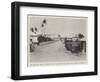 The Philippine Crisis, a Street in Iloilo, Captured by the United States Forces on 11 February-null-Framed Giclee Print