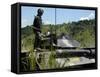 The Philippine Marine Battalion Landing Team Fire the Weapons System of a Light Armored Vehicle 300-Stocktrek Images-Framed Stretched Canvas